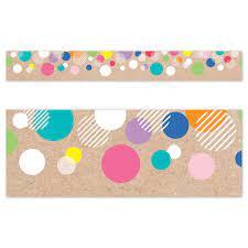 Krafty Pop Colorful Kraft Bubbles EZ Border