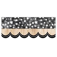 Core Decor Dotted Scallops on Wood EZ Border