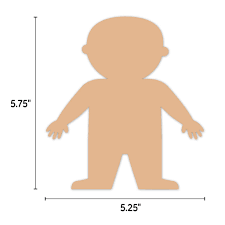 Multicultural People 6" Designer Cut-Outs