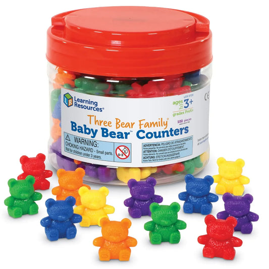 Three Bear Family® Baby Bear™ Counters (Set of 102)