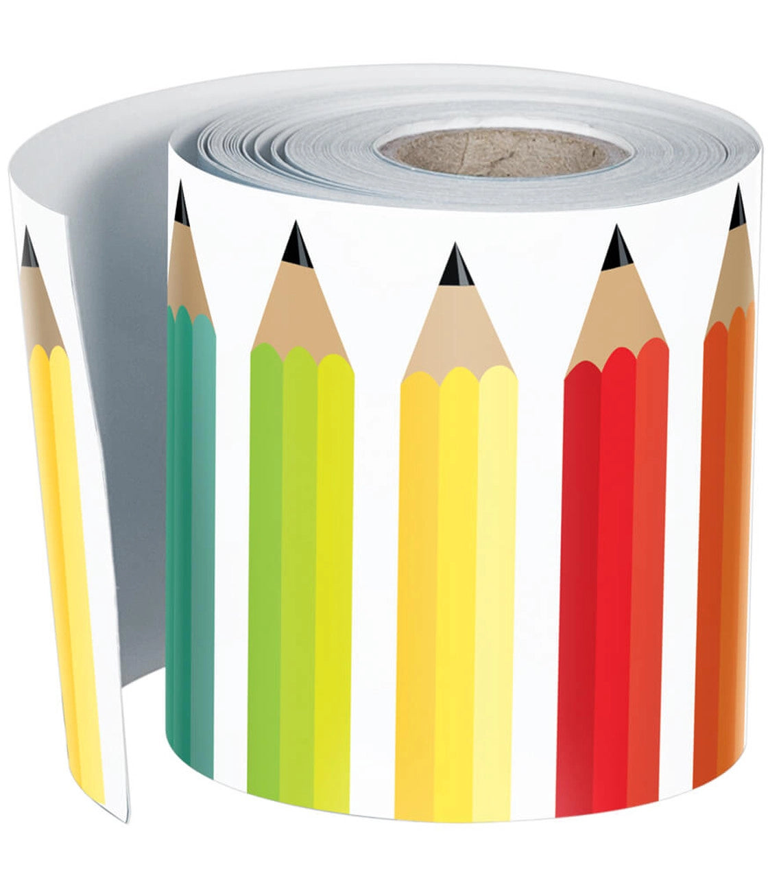 36' Pencils Rolled Straight Bulletin Board Borders