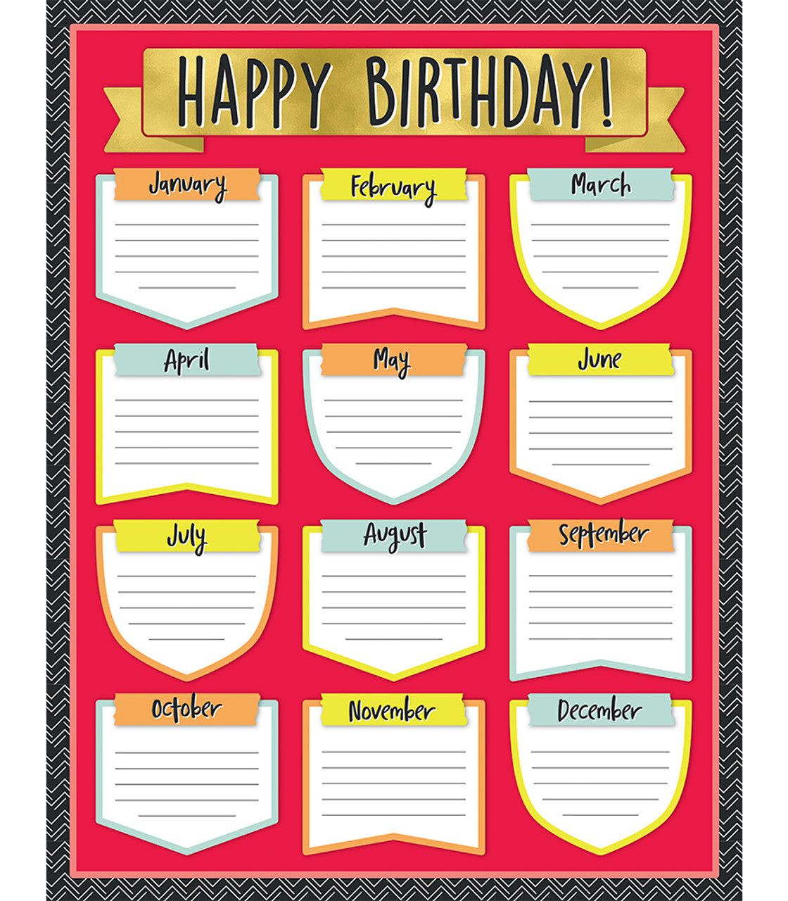 Aim High Birthday Chart