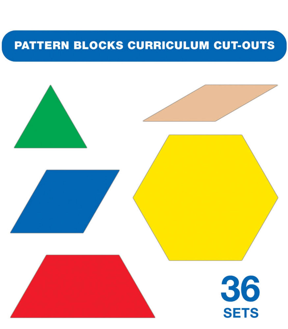 Pattern Blocks Curriculum Cutouts Grade K-3