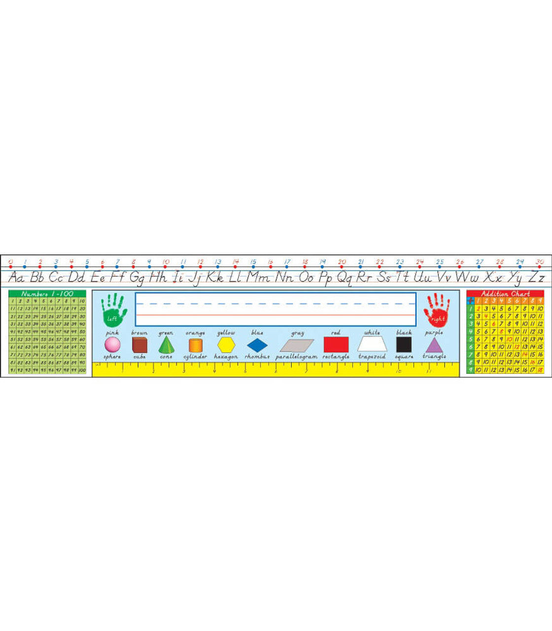 Modern Manuscript Nameplates Grade 1-3