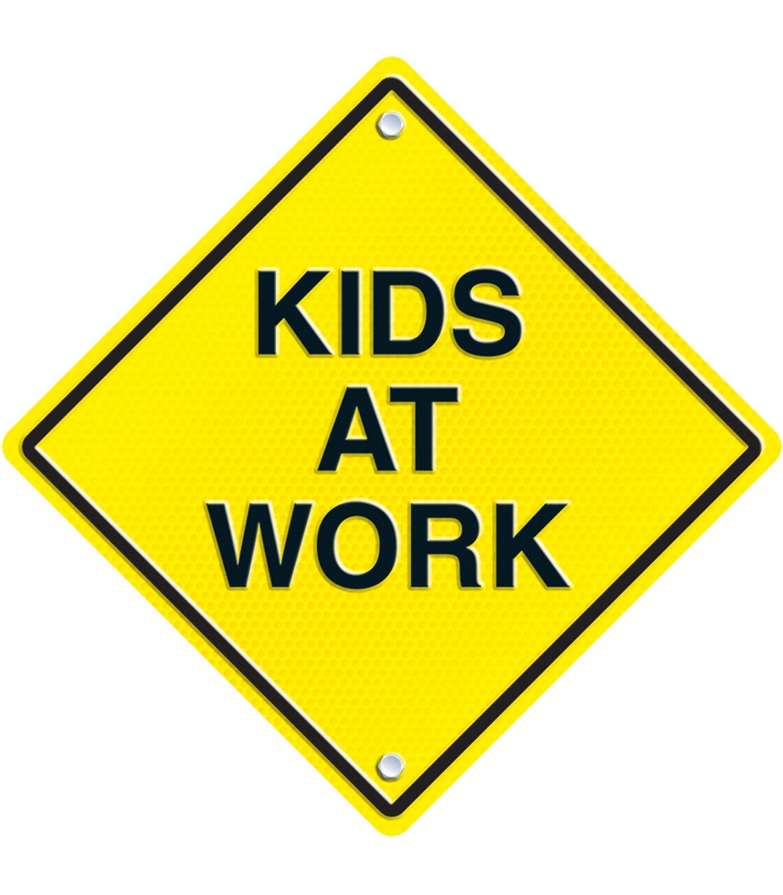 Kids at Work Two-Sided Decoration