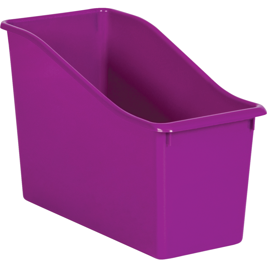 Purple Plastic Book Bins