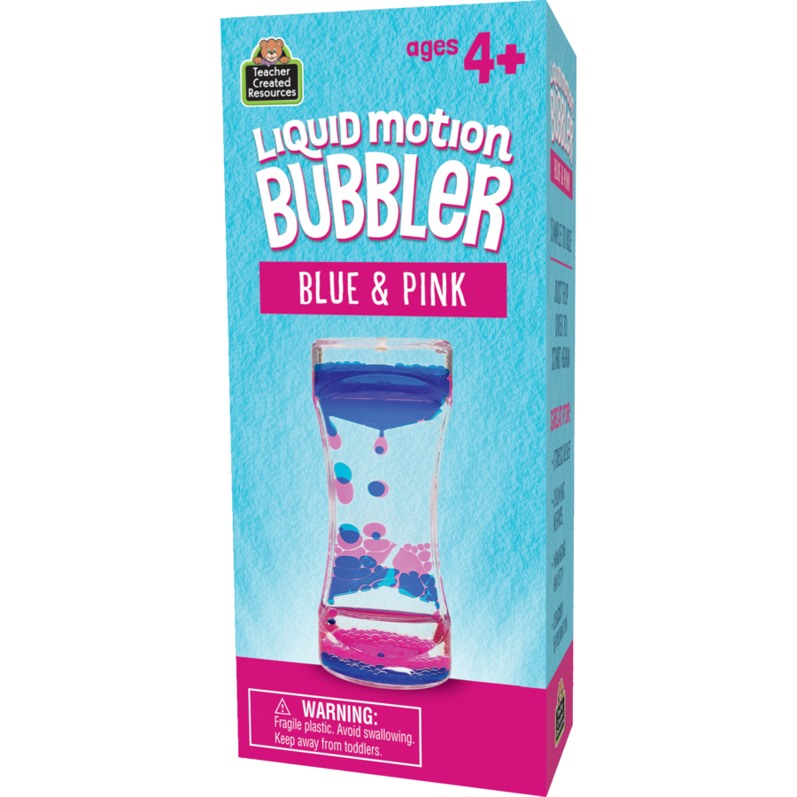 Blue & Pink Liquid Motion Bubbler