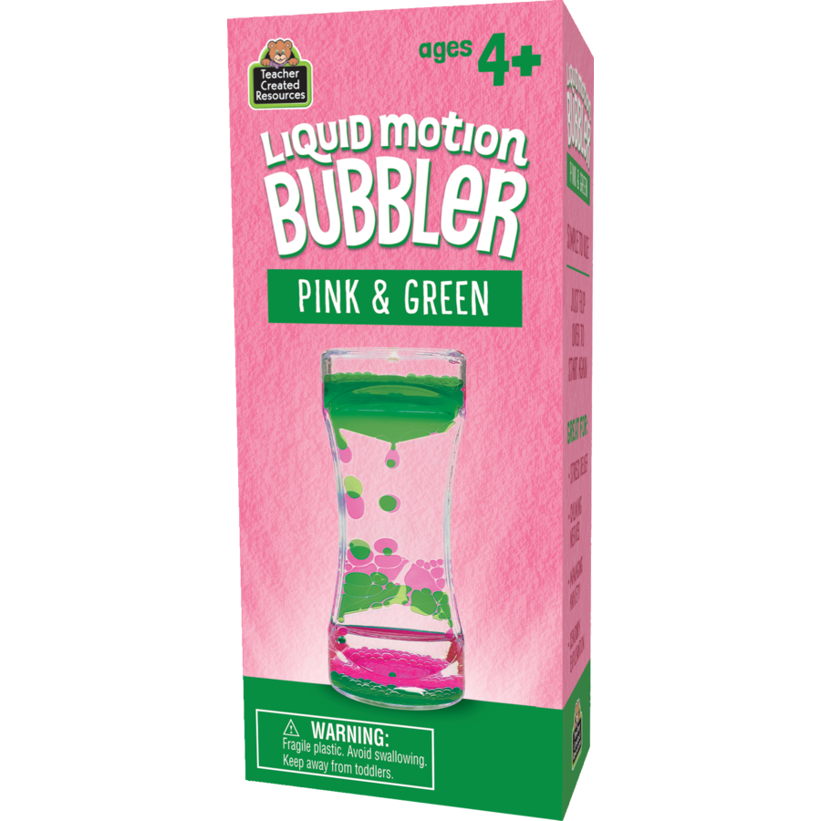 Pink & Green Liquid Motion Bubbler