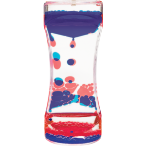 Red & Blue Liquid Motion Bubbler