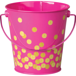 Pink Confetti Bucket