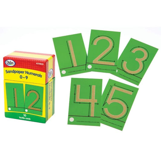 Sandpaper Numerals 0-9