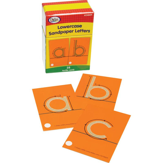 Sandpaper Letters, lowercase