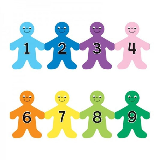 Number Kids Border
