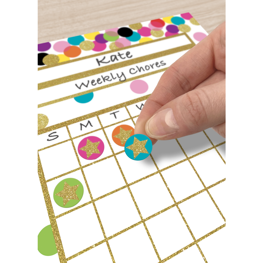 Confetti Stars Mini Stickers