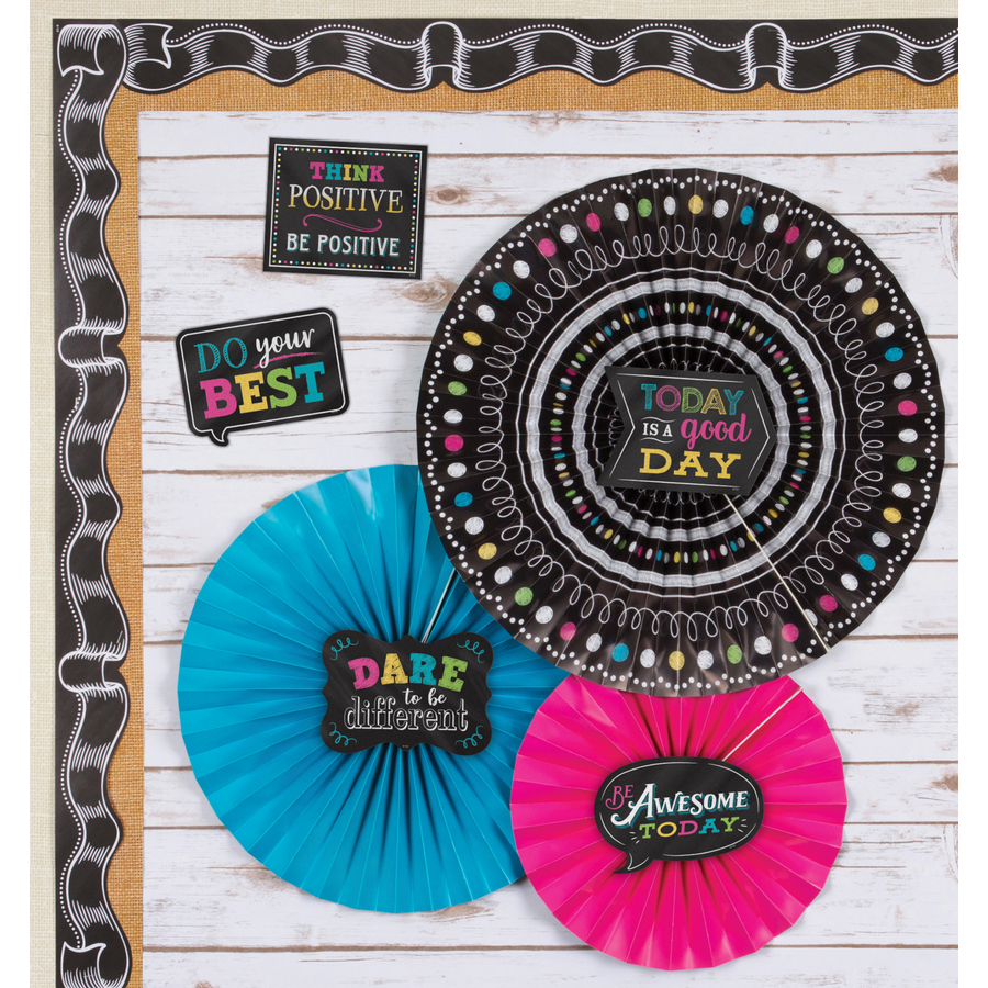 Chalkboard Brights Positive Sayings Accents