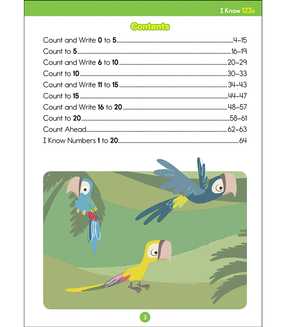 I Know: 123s Activity Book Grade Preschool