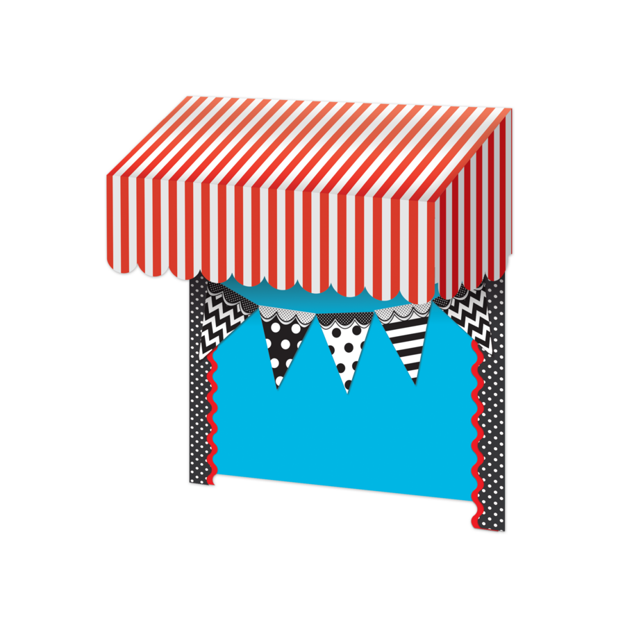 Red & White Stripes Awning