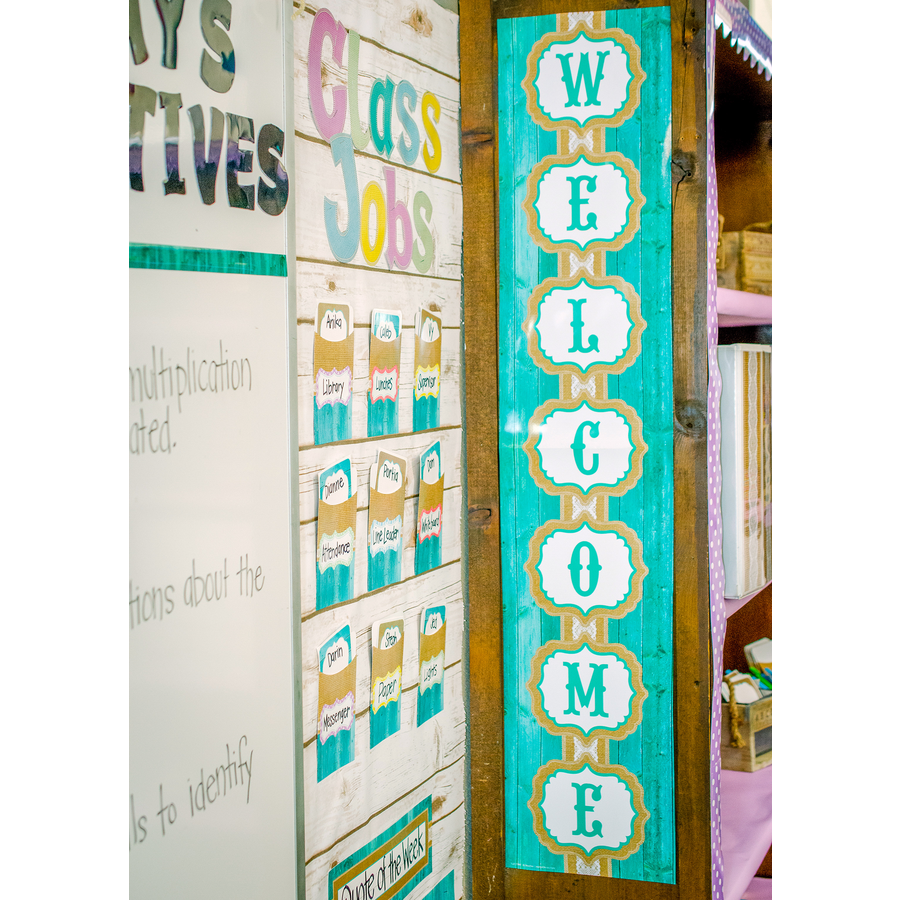 Shabby Chic Welcome Banner