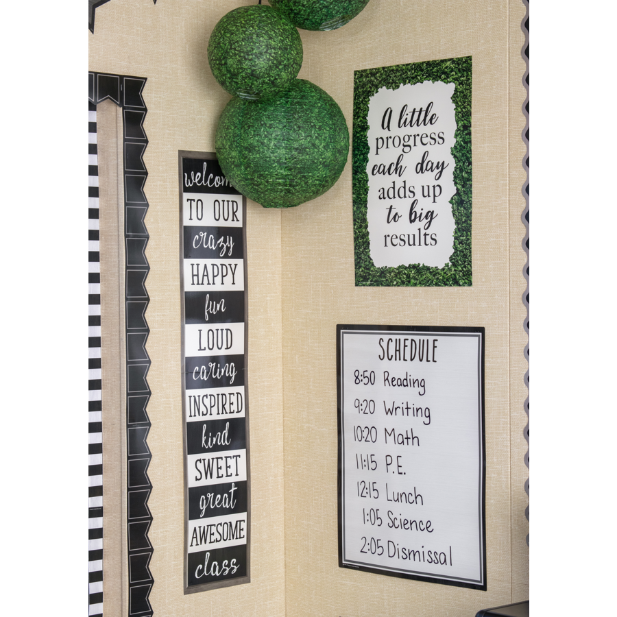 Modern Farmhouse Welcome to Our Class Banner