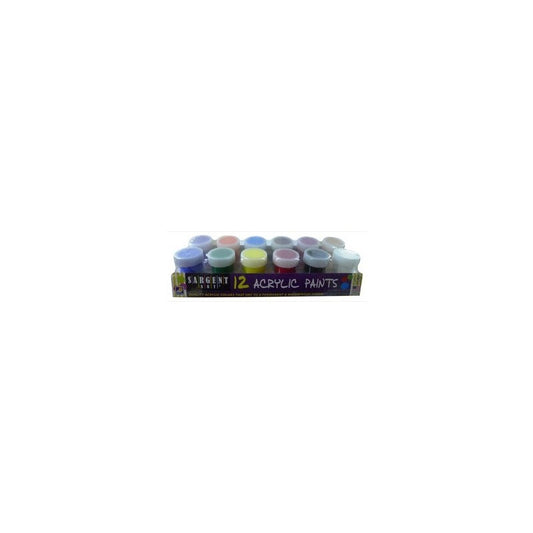 12 Acrylic Poster Paints (Sargent Art)