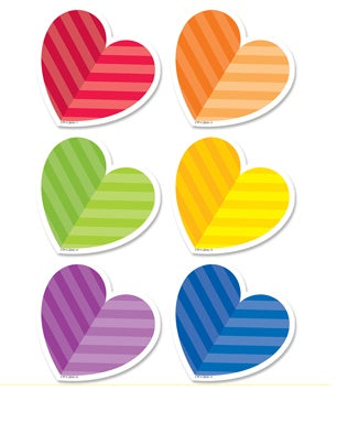 Rainbow Heart Mini Cut-Outs