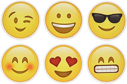 Emoji's Cut Outs, 3"