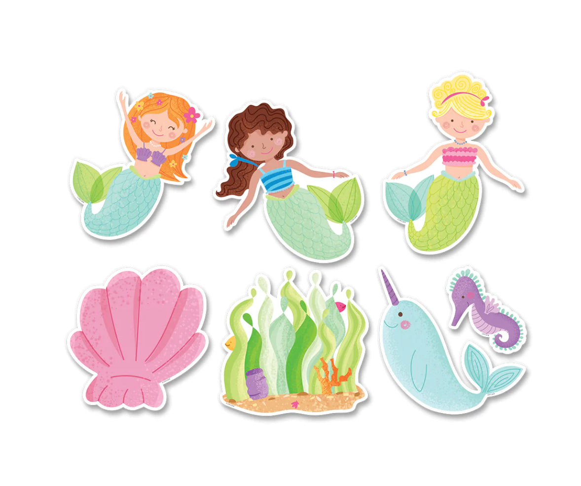 Mermaid Fun 6 inch Designer Cut-Outs