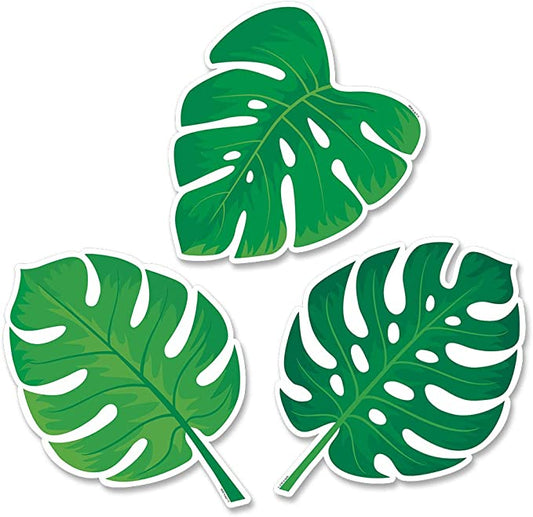 Palm Paradise Monstera Leaves 6 Inch Designer Cut-Outs