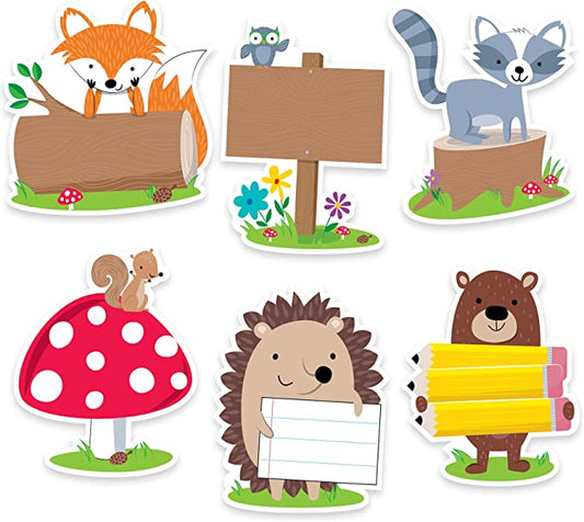 Woodland Friends 6" Designer Cut-Outs