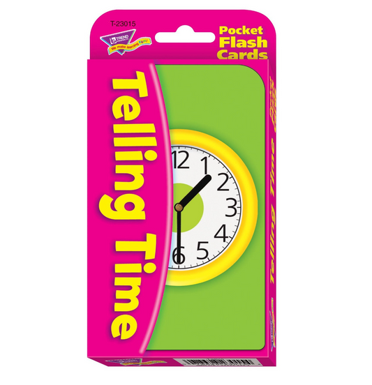 Telling Time Pocket Flash Cards