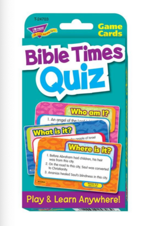 Bible Times Quiz Challenge Cards®