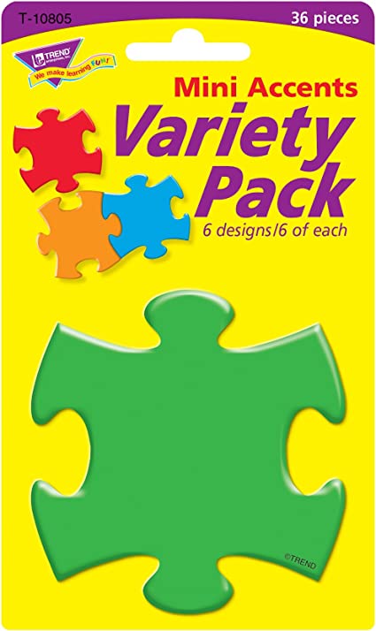 Puzzle Pieces Mini Accents Variety Pack