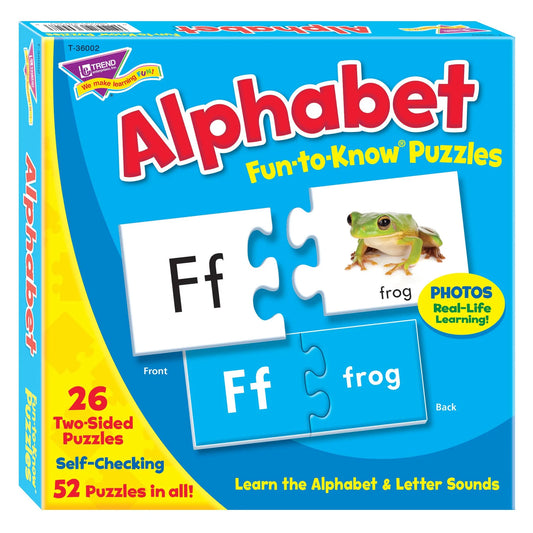 Alphabet Fun-to-Know® Puzzles