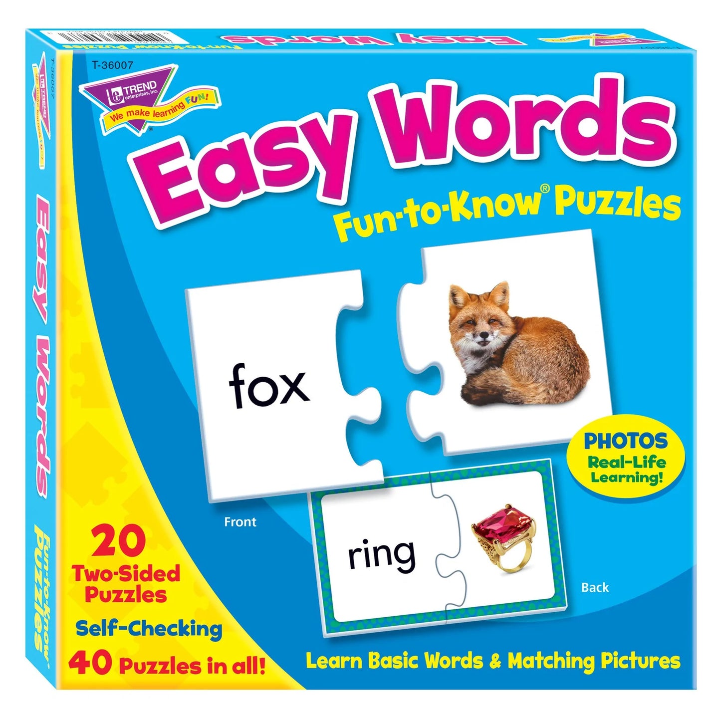 Easy Words Fun-to-Know® Puzzles