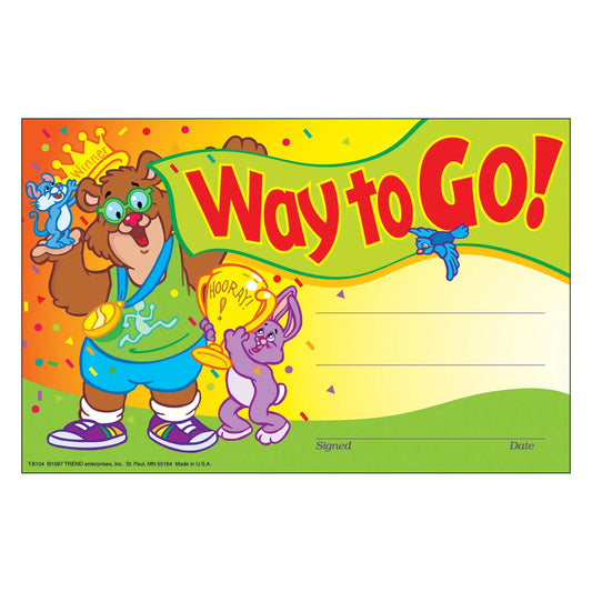 Way to Go! Recognition Awards