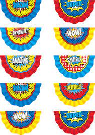 Superhero Bunting Accents