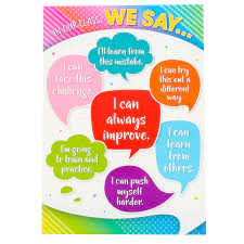 In Our Class, We Say... Positive Poster