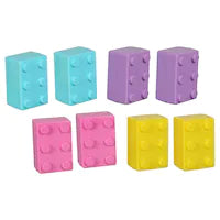 Building Block Shaped Plastic Easter Eggs, 8-ct. Packs
