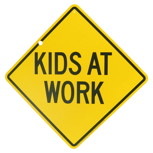 Street Sign Decor with Positive Messaging, 9x9-in. Plasttic