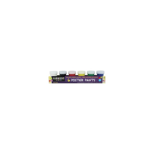 6 Poster Paints (Sargent Art)