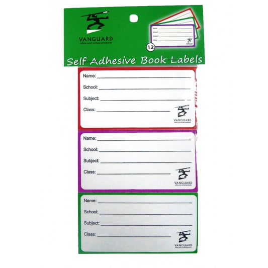 School Book Label