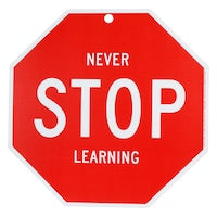 Street Sign Decor with Positive Messaging, 9x9-in. Plastic