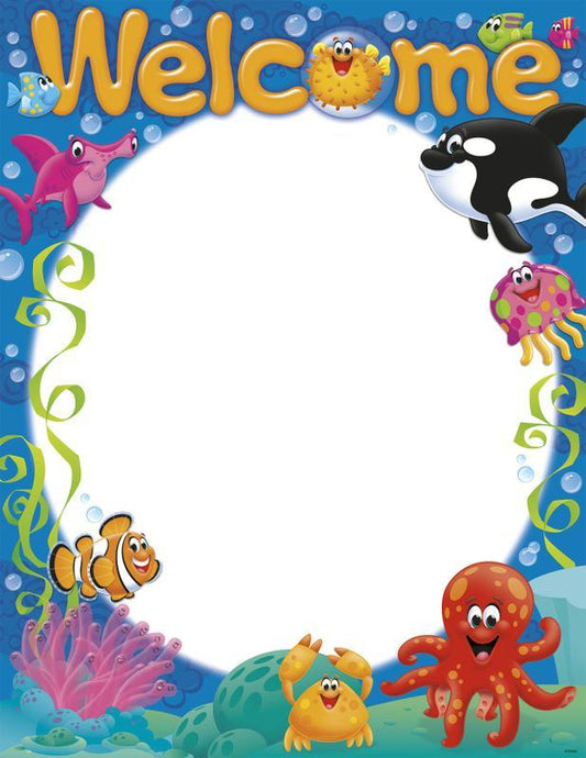 Welcome Sea Buddies Learning Chart