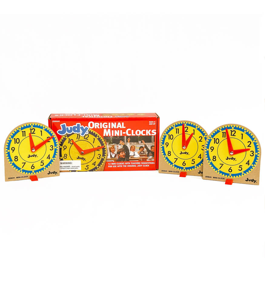 12-piece Mini Judy® Clock Set Grade K-3