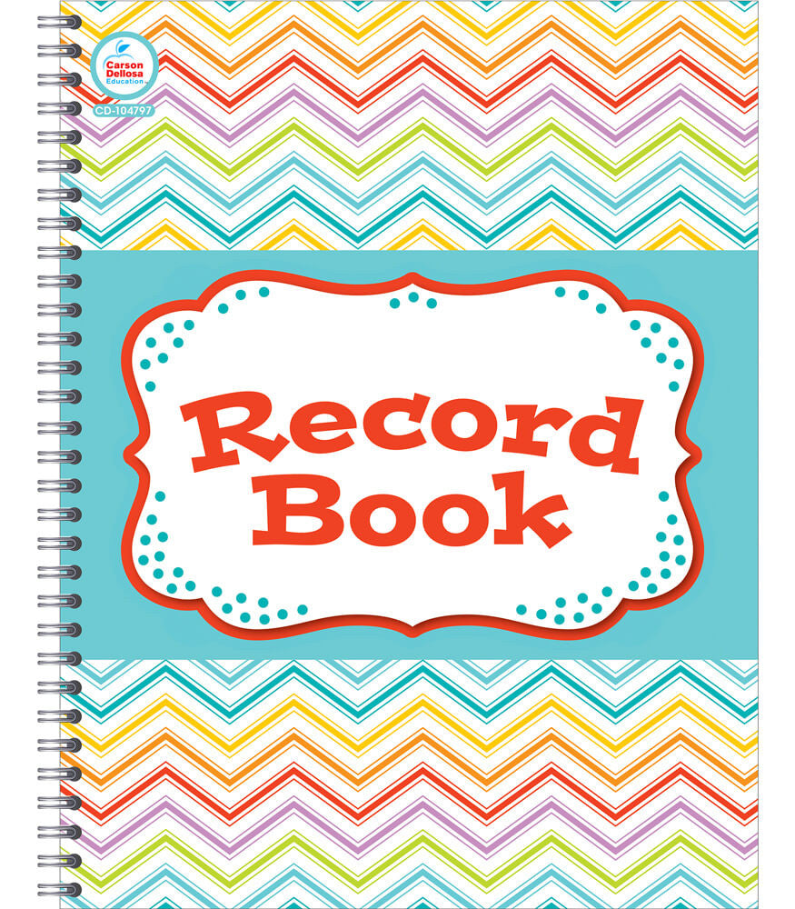 Chevron Record Book Spiral