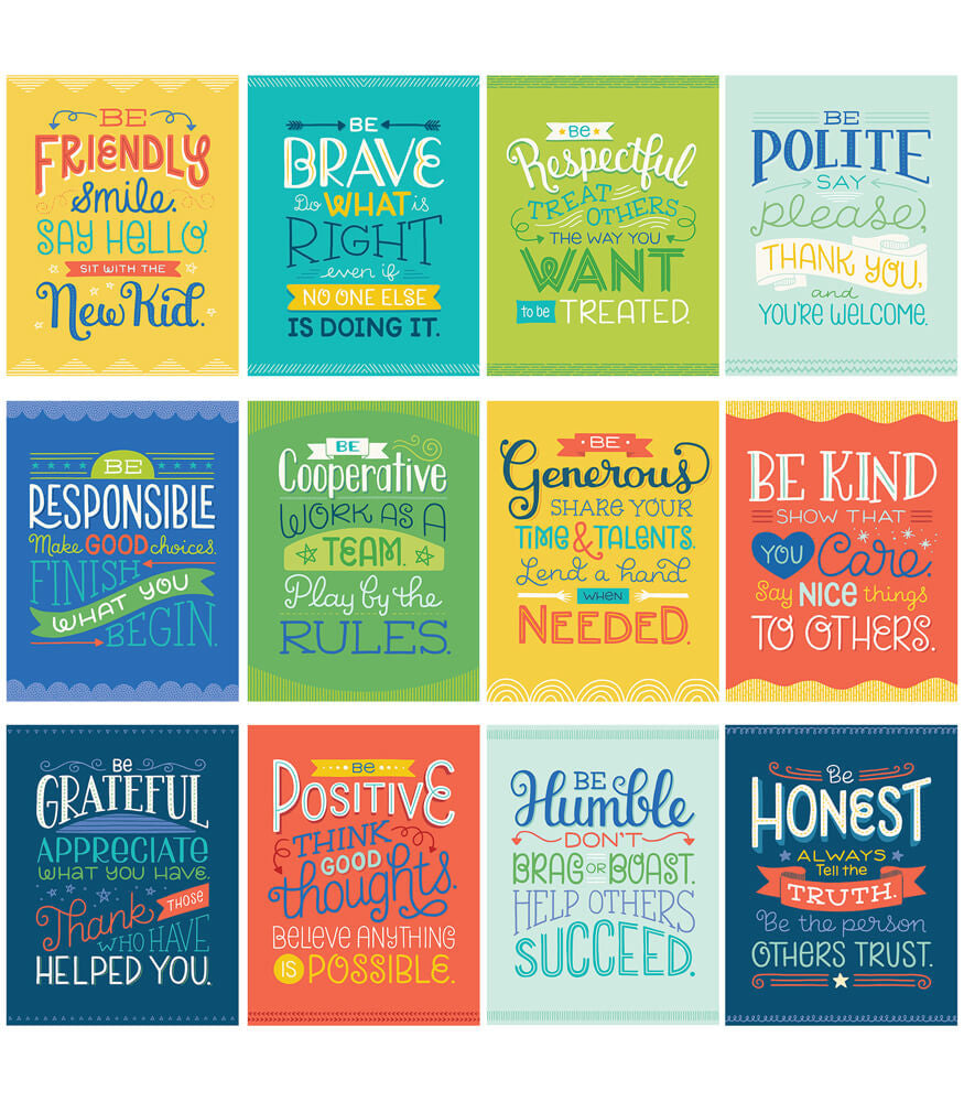 Mini Posters: Positive Character Traits Poster Set