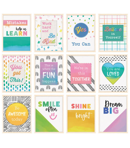 Mini Posters: Creatively Inspired Poster Set - 12 mini posters