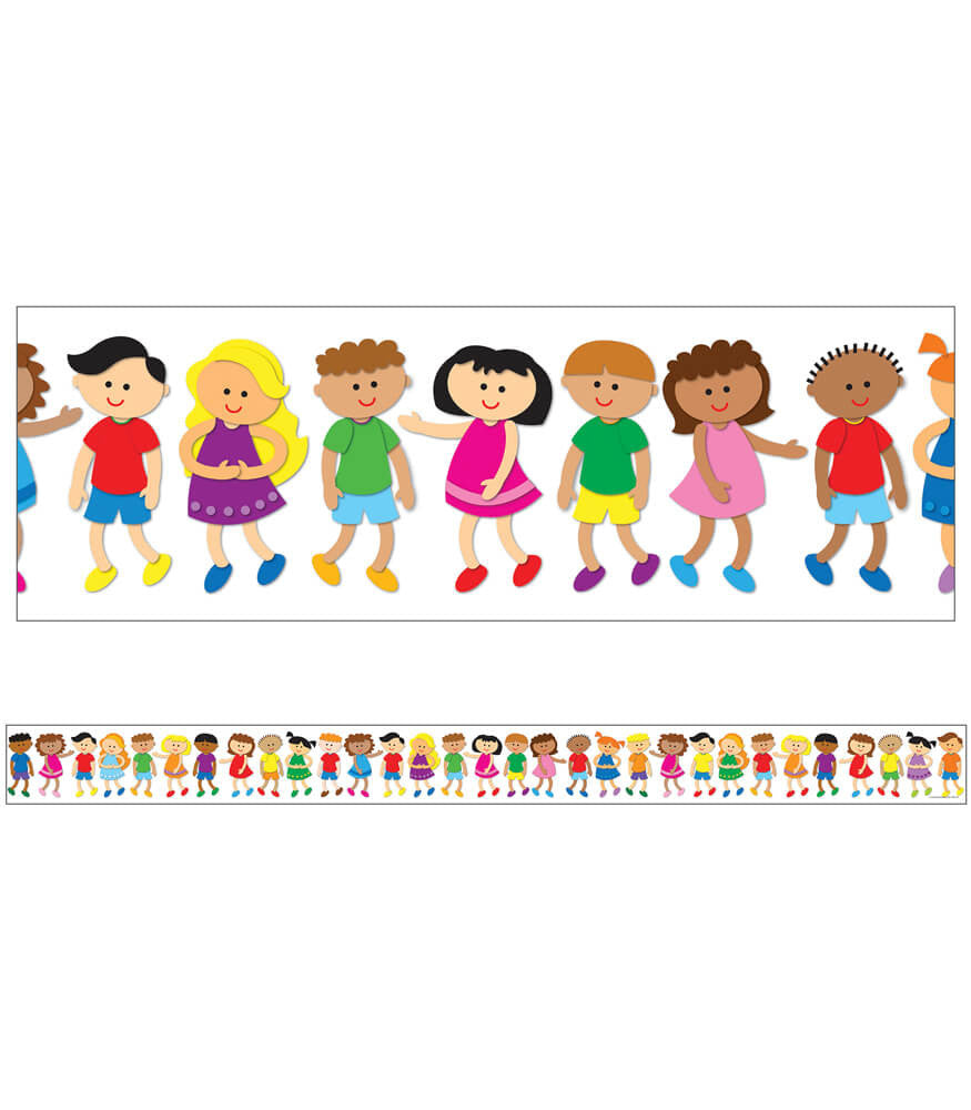 Kids Straight Bulletin Board Borders