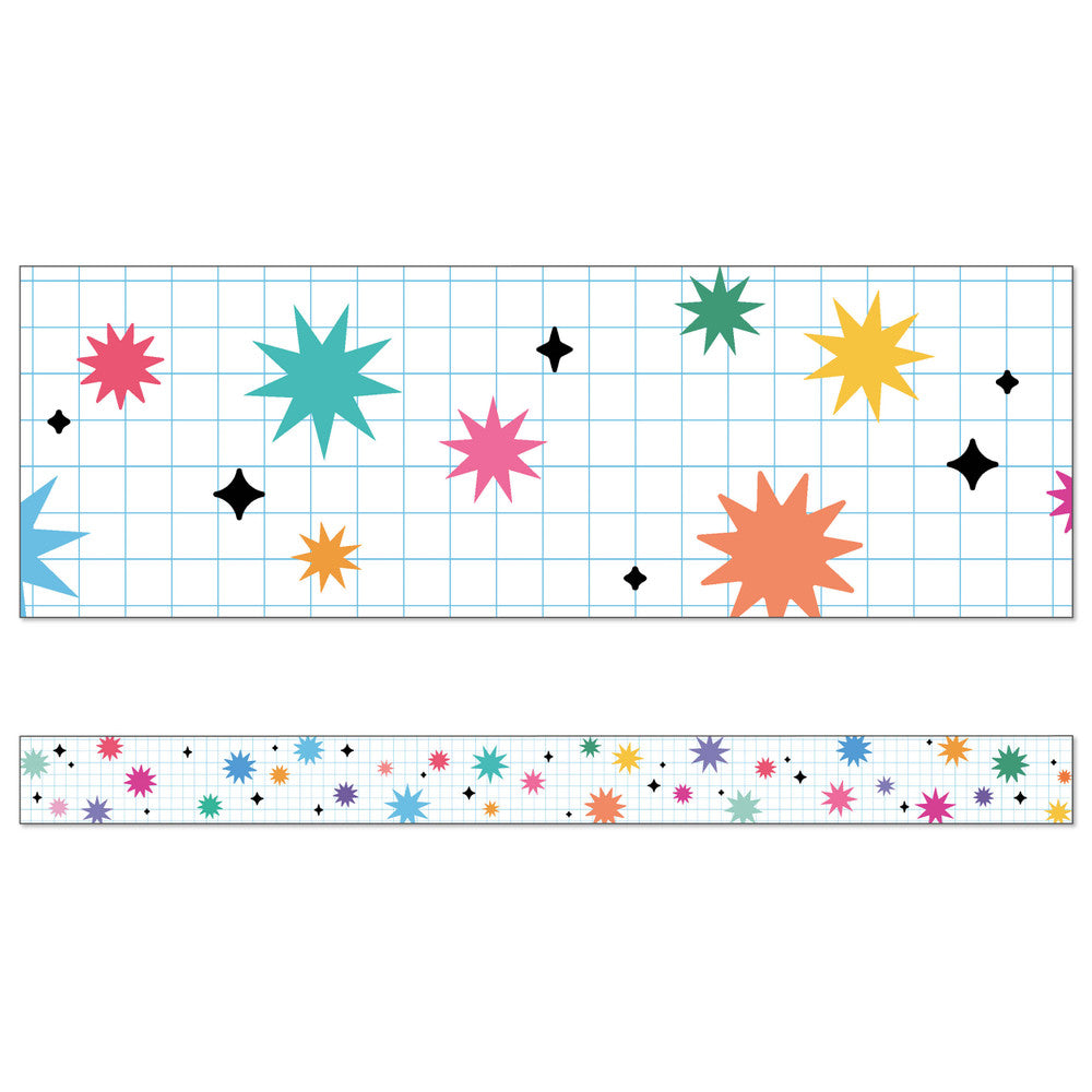 Bursts & Twinkles Straight Bulletin Board Borders