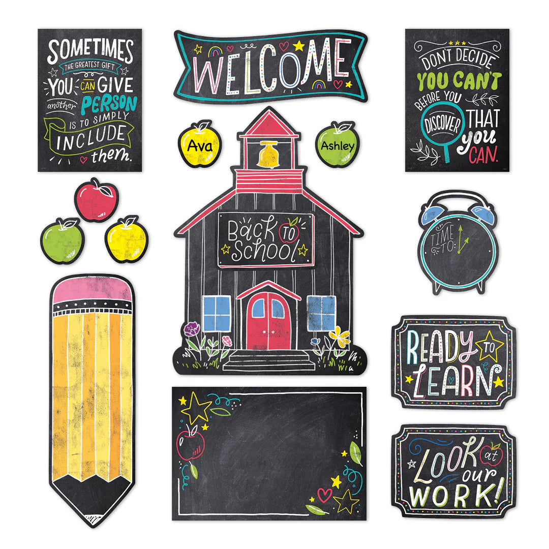 Chalk It Up! School Time Fun Bulletin Board